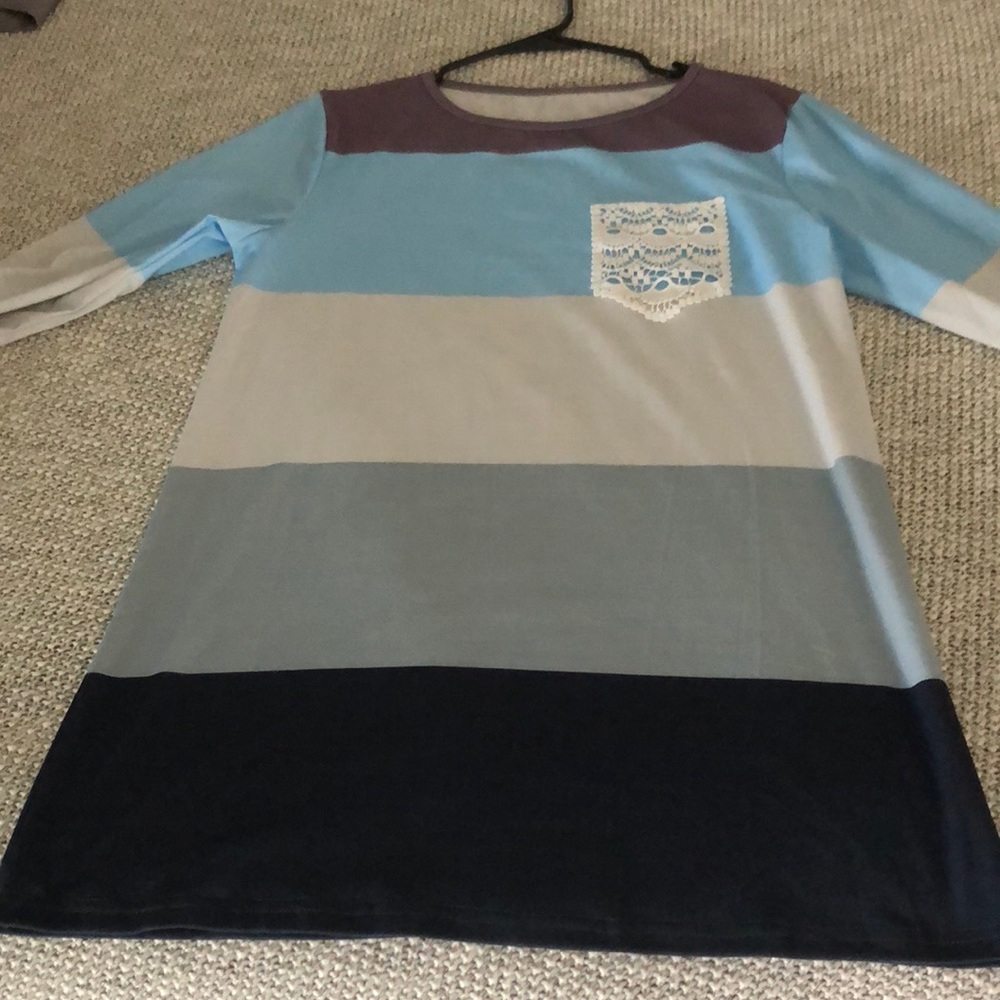 Long sleeve striped shirt